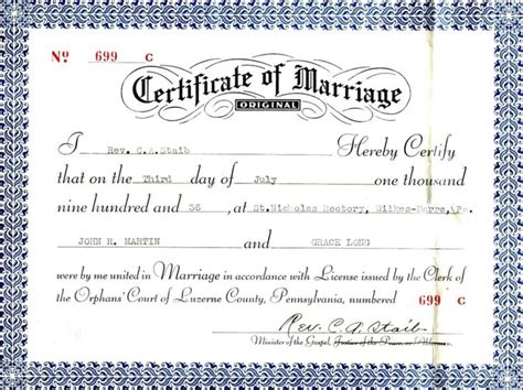 Marriage Certificate Sample | Template Business Within Certificate Of ...