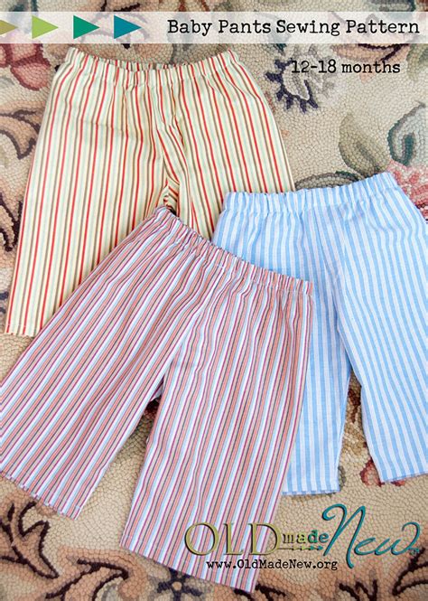 Free Baby Pants Pattern - Old Made New