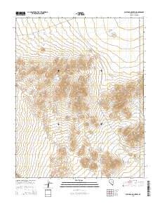 Homestake Mine Topo Map in Nye County, Nevada