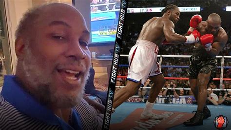 LENNOX LEWIS WATCHES KNOCKOUT OF MIKE TYSON - BREAKS DOWN HOW HE FLOORED TYSON - YouTube