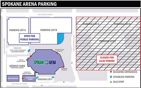 Spokane Arena parking will be limited Saturday night due to Lilac ...