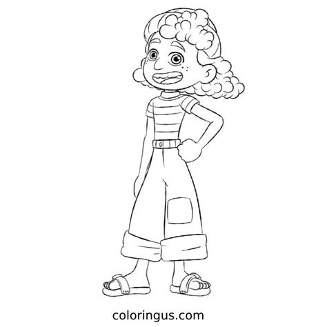 Giulia Marcovaldo Coloring Page