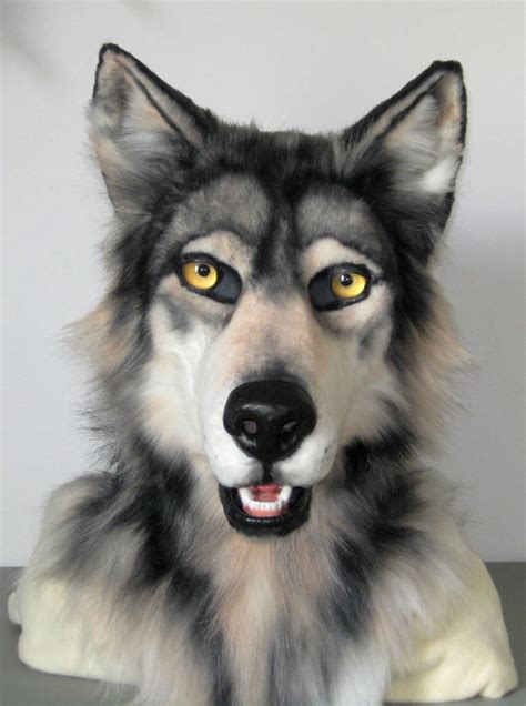 Realistic Grey Wolf Mask by MaewynShadowtail on DeviantArt