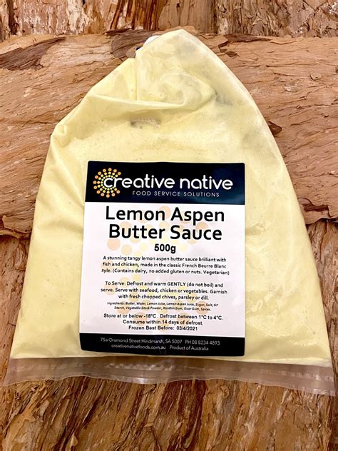 Lemon Aspen Butter Sauce | Creative Native Foods