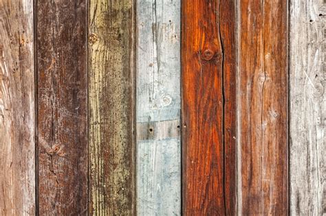 Free Photo | Wooden planks of various colors