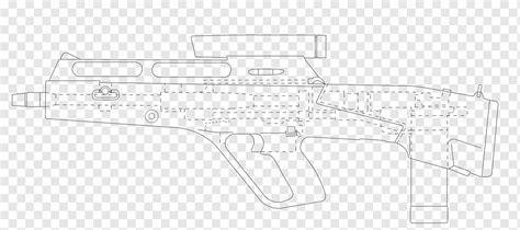 Gun barrel Line art Firearm Drawing, others, angle, white, black png | PNGWing