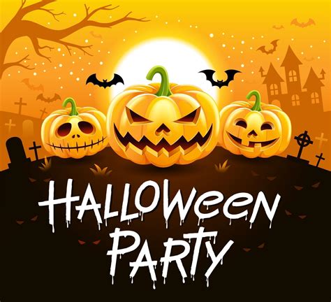 Halloween party vector illustration. 2090061 Vector Art at Vecteezy