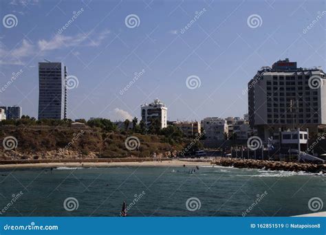 White City Tel Aviv on an Autumn Day. Israel. Stock Image - Image of ...