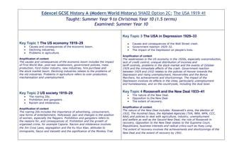 USA 1919-41 (key topics overview) | PPT