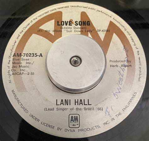 Lani Hall – Love Song (Vinyl) - Discogs