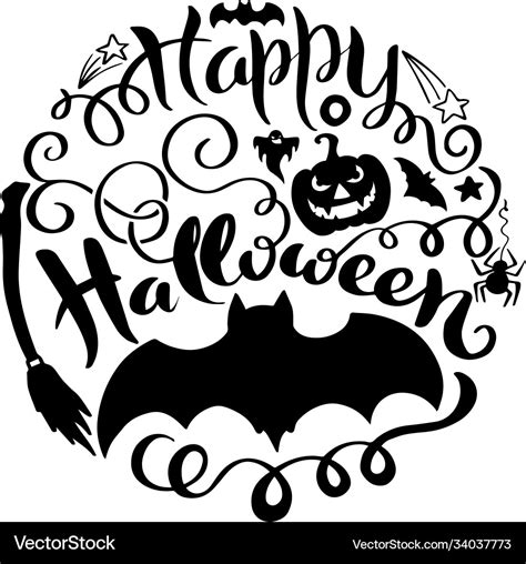 Happy halloween Royalty Free Vector Image - VectorStock