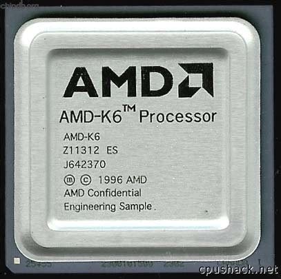 AMD - K6 - Unrated or mechanical / engineering samples - AMD AMD-K6 ES - chipdb.org