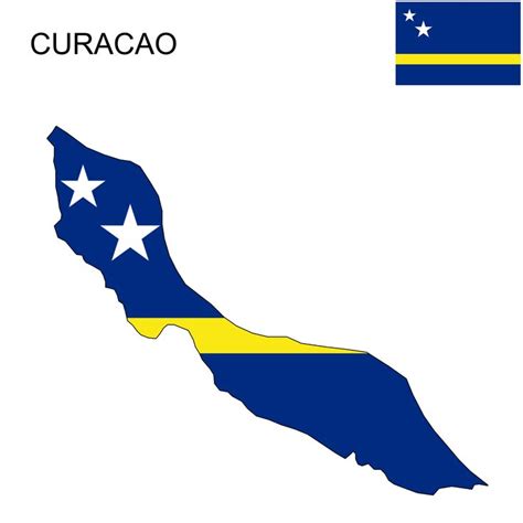 Curacao Curaçao Flag Map | Curacao, Flag, Map