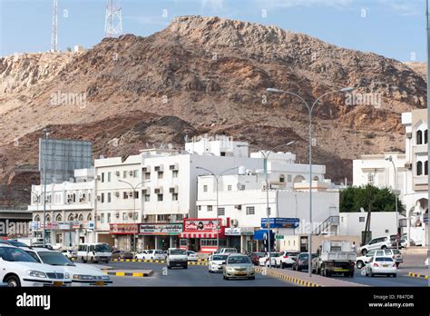 Ruwi, a district in Muscat, the capital of the Sultanate of Oman Stock ...