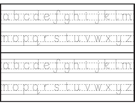 Abc Traceable Printable Worksheets Pdf