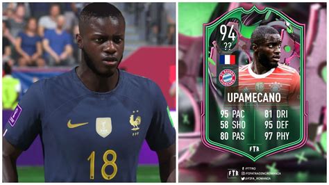 Dayot Upamecano arriving as a Shapeshifters player in FIFA 23 Ultimate Team, as per new leak