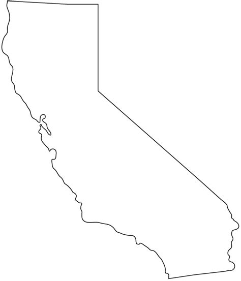 Free California Map Outline, Download Free California Map Outline png images, Free ClipArts on ...