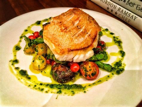 Red Snapper and Salsa Verde | Fine dining recipes, Bistro food, Seafood dinner