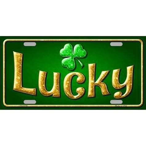 Lucky Irish Metal License Plate - Walmart.com - Walmart.com