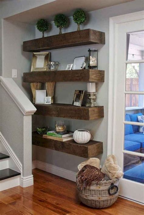 33 Brilliant Floating Shelves Design for Living Room Ideas in 2020 | Quality living room ...