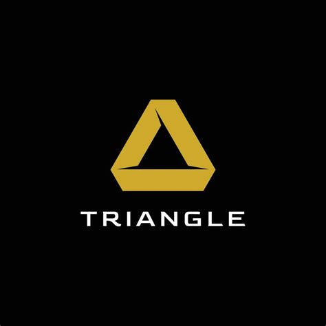 Abstract Triangle Tech Logo Design Template Vector Illustration ...