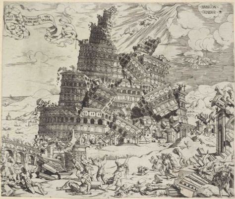 Cornelis Anthonisz, The Fall of the Tower of Babel, 1547 babylon ...