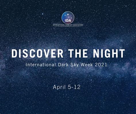 International Dark Sky Week 2021: Save the Date - International Dark ...