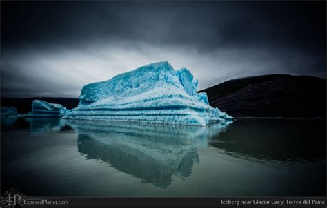 Iceberg near Grey Glacier, Patagonia, stock photography by