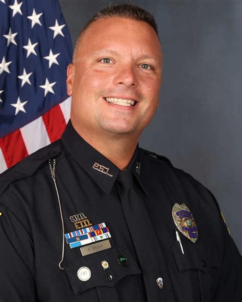 Police Officer Steven James Brown, Port St. Lucie Police Department, Florida