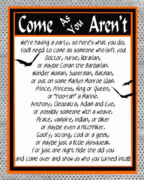 The Best Clever Halloween Party Invitation Wording 2022 References ...