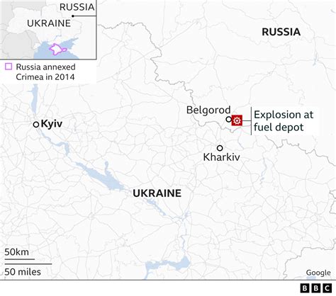 War in Ukraine: Russia accuses Ukraine of attacking oil depot - BBC News