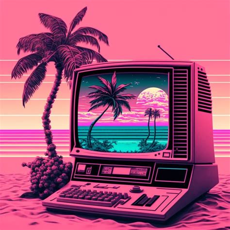 vaporwave chill art