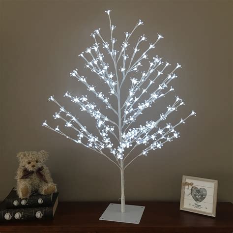 150cm White Cherry Blossom Tree 180 LED Lights Cool White Flower Decor Christmas | eBay