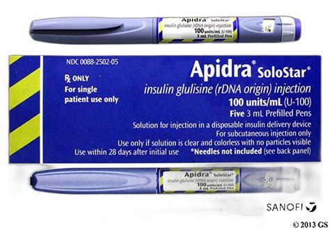 Apidra Solostar (Insulina Glulisina) 100 Ui/Ml Solucion, 43% OFF