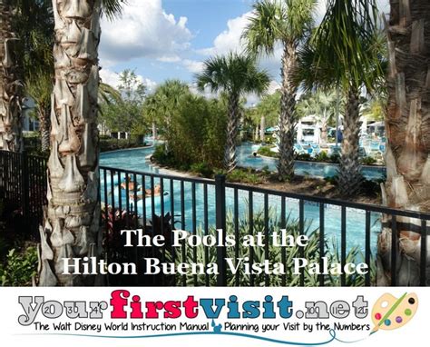 The Pools at the Hilton Buena Vista Palace, Disney Springs Resort Area - yourfirstvisit.net