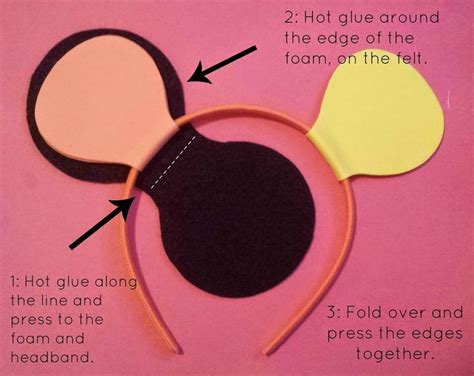 Felt Mickey Mouse Ears | Disney diy, Disney mickey ears, Diy disney ears