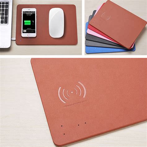 Wireless Charging Leather Mouse Pad – Gala Gift