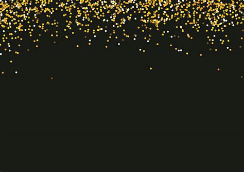 Royalty Free Black And Gold Confetti Clip Art, Vector Images & Illustrations - iStock