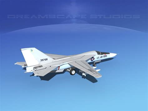 general f-111 aardvark bomber 3d max