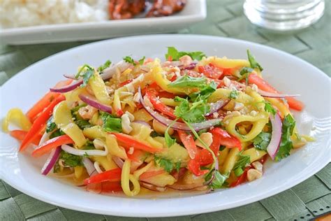 Thai Green Mango Salad - Salu Salo Recipes