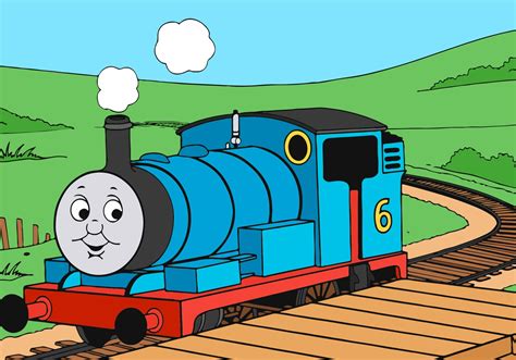 Thomas The Train Riding Vector - Download Free Vector Art, Stock ...