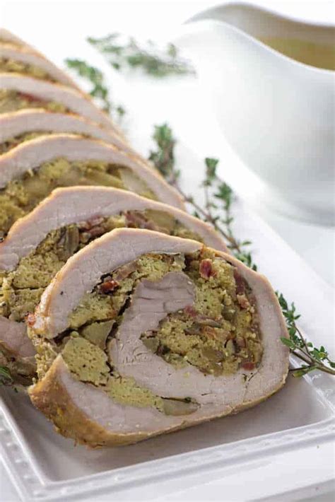 Apple Stuffed Pork Loin - Savor the Best