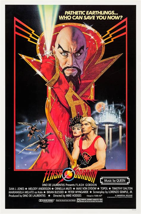 Flash Gordon (1980) | Movie posters, Flash gordon, Classic movie posters