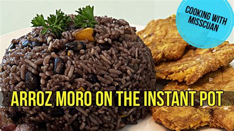 ARROZ MORO CUBANO | MOROS Y CRISTIANOS | BLACK BEANS AND RICE ON INSTANT POT| COOKING W ...