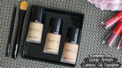 SAFIYAH TASNEEM : Sunday Swatches: Foundation Files - Giorgio Armani ...