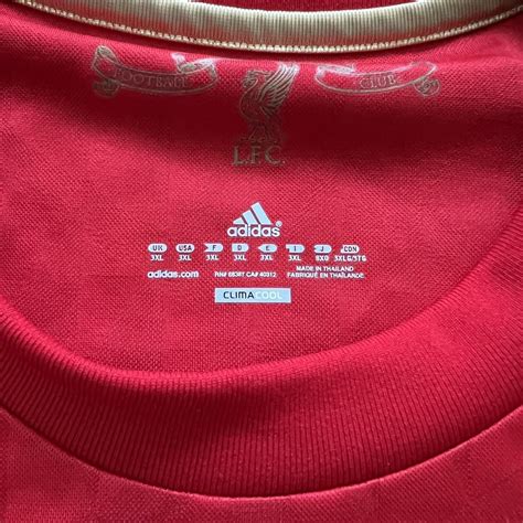 Adidas LIVERPOOL Red Jersey Home 10-11 Football... - Depop