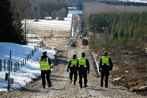 NATO member Finland breaks ground on Russia border…