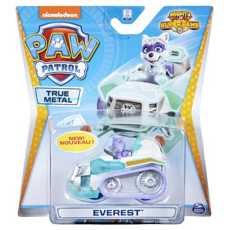 PAW Patrol, True Metal Mighty Everest Super PAWs Collectible Die-Cast Vehicle, Classic Series 1: ...