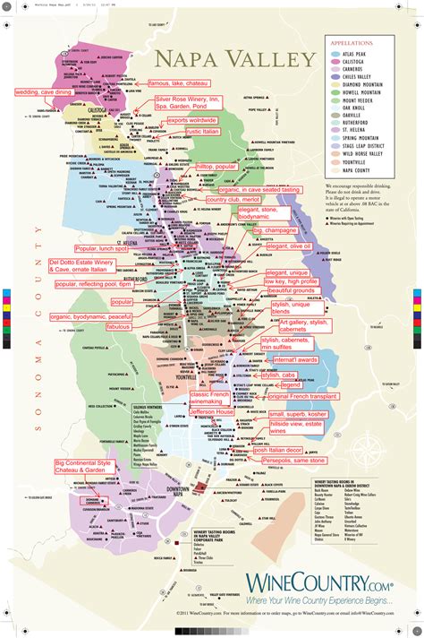 Napa County Map