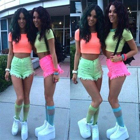 Pin by Shrina Sanchez on neon outfit | Neon outfits, Neon party outfits, Glow party outfit